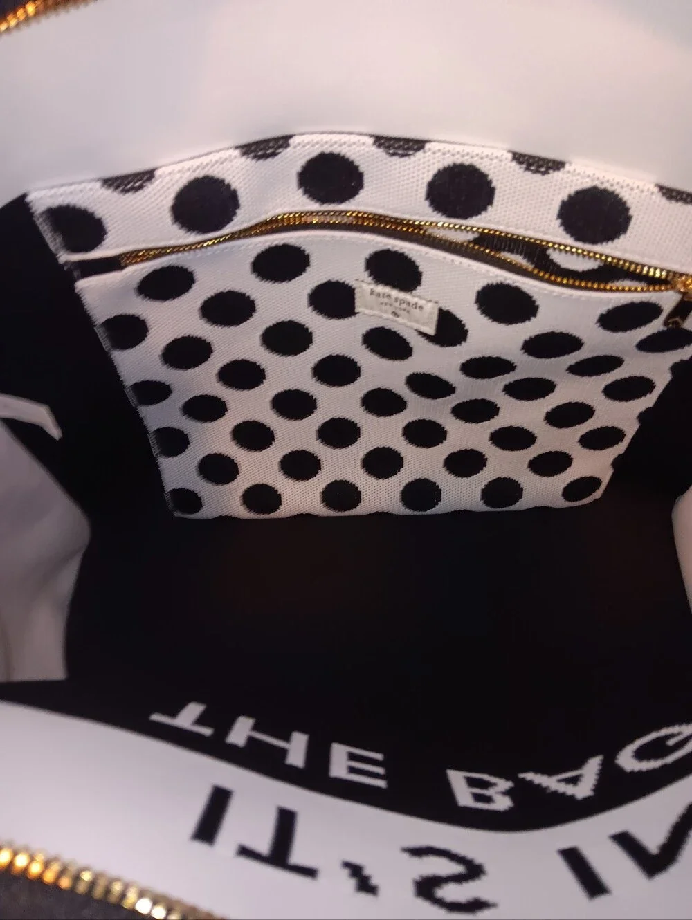 kate spade Black and White 